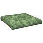 Cojín para palés tela estampado de hojas 80x80x12 cm by , Cushions for chairs and sofas - Ref: Foro24-360510, Price: 51,35 €,...