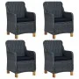 Juego de comedor para jardín de 5 piezas gris oscuro de vidaXL, Conjuntos de jardín - Ref: Foro24-3067847, Precio: 570,06 €, ...