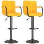 Taburetes de cocina 2 unidades terciopelo amarillo mostaza de , Taburetes de cocina - Ref: Foro24-334666, Precio: 144,56 €, D...