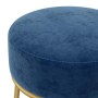 Hocker redondo azul terciopelo von , Klapphocker und Stühle - Ref: Foro24-340254, Preis: 47,02 €, Rabatt: %