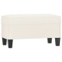 Banco de cuero sintético color crema 70x35x41 cm by , Banks - Ref: Foro24-349440, Price: 45,08 €, Discount: %