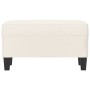 Banco de cuero sintético color crema 70x35x41 cm by , Banks - Ref: Foro24-349440, Price: 45,08 €, Discount: %