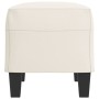 Banco de cuero sintético color crema 70x35x41 cm by , Banks - Ref: Foro24-349440, Price: 45,08 €, Discount: %