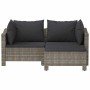 Set de muebles de jardín 3 pzas y cojines ratán sintético gris by , Garden sets - Ref: Foro24-362685, Price: 284,57 €, Discou...