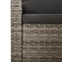 Set de muebles de jardín 3 pzas y cojines ratán sintético gris de , Conjuntos de jardín - Ref: Foro24-362685, Precio: 227,58 €