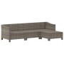 Set de muebles de jardín 4 pzas y cojines ratán sintético gris von , Gartensets - Ref: Foro24-362687, Preis: 356,02 €, Rabatt: %