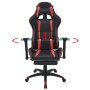 Silla de oficina racing reclinable con reposapiés rojo de , Sillas de oficina - Ref: Foro24-20168, Precio: 213,50 €