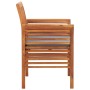 Silla de comedor para jardín con cojín madera maciza de acacia by , Garden chairs - Ref: Foro24-45969, Price: 116,91 €, Disco...