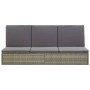 Tumbona convertible con cojín de ratán sintético gris von , Betten im Freien - Ref: Foro24-46244, Preis: 328,78 €, Rabatt: %