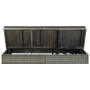 Tumbona convertible con cojín de ratán sintético gris von , Betten im Freien - Ref: Foro24-46244, Preis: 328,78 €, Rabatt: %