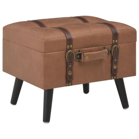 Taburete de almacenamiento 40 cm marrón cuero sintético von , Bänke für Hallen und Lager - Ref: Foro24-247531, Preis: 61,14 €...