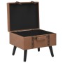 Taburete de almacenamiento 40 cm marrón cuero sintético von , Bänke für Hallen und Lager - Ref: Foro24-247531, Preis: 61,14 €...