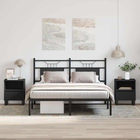 Mesitas de noche 2 uds madera de ingeniería negro 40x35x50 cm von , Nachttische - Ref: Foro24-830639, Preis: 87,41 €, Rabatt: %