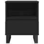 Mesitas de noche 2 uds madera de ingeniería negro 40x35x50 cm de , Mesitas de noche - Ref: Foro24-830639, Precio: 87,31 €