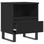Mesitas de noche 2 uds madera de ingeniería negro 40x35x50 cm de , Mesitas de noche - Ref: Foro24-830639, Precio: 87,31 €
