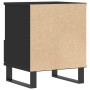 Mesitas de noche 2 uds madera de ingeniería negro 40x35x50 cm de , Mesitas de noche - Ref: Foro24-830639, Precio: 87,31 €