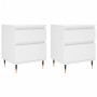 Mesitas de noche 2 uds madera de ingeniería blanco 40x35x50 cm von , Nachttische - Ref: Foro24-830653, Preis: 79,30 €, Rabatt: %