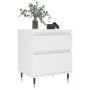 Mesitas de noche 2 uds madera de ingeniería blanco 40x35x50 cm von , Nachttische - Ref: Foro24-830653, Preis: 79,30 €, Rabatt: %