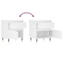 Mesitas de noche 2 uds madera de ingeniería blanco 40x35x50 cm von , Nachttische - Ref: Foro24-830653, Preis: 79,30 €, Rabatt: %