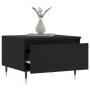 Mesa de centro madera de ingeniería negro 50x46x35 cm by , Coffee table - Ref: Foro24-830846, Price: 44,21 €, Discount: %
