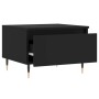 Mesa de centro madera de ingeniería negro 50x46x35 cm by , Coffee table - Ref: Foro24-830846, Price: 44,21 €, Discount: %