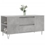 Mesa de centro madera ingeniería gris hormigón 102x44,5x50 cm de , Mesas de centro - Ref: Foro24-831000, Precio: 82,01 €