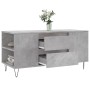 Mesa de centro madera ingeniería gris hormigón 102x44,5x50 cm by , Coffee table - Ref: Foro24-831000, Price: 82,50 €, Discoun...