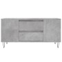 Mesa de centro madera ingeniería gris hormigón 102x44,5x50 cm by , Coffee table - Ref: Foro24-831000, Price: 82,50 €, Discoun...