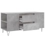 Mesa de centro madera ingeniería gris hormigón 102x44,5x50 cm de , Mesas de centro - Ref: Foro24-831000, Precio: 82,01 €