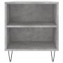 Mesa de centro madera ingeniería gris hormigón 102x44,5x50 cm by , Coffee table - Ref: Foro24-831000, Price: 82,50 €, Discoun...