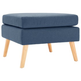 Reposapiés de tela azul de , Otomanas - Ref: Foro24-288737, Precio: 86,54 €, Descuento: %