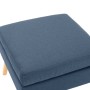 Reposapiés de tela azul de , Otomanas - Ref: Foro24-288737, Precio: 86,54 €, Descuento: %