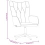 Sillón de relax de tela color rojo tinto de , Sillones - Ref: Foro24-327575, Precio: 99,60 €, Descuento: %