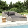 Tumbona cama de jardín ratán sintético gris 110x200 cm von , Betten im Freien - Ref: Foro24-45777, Preis: 289,81 €, Rabatt: %