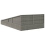 Tumbona cama de jardín ratán sintético gris 110x200 cm von , Betten im Freien - Ref: Foro24-45777, Preis: 289,81 €, Rabatt: %