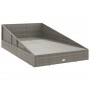 Tumbona cama de jardín ratán sintético gris 110x200 cm von , Betten im Freien - Ref: Foro24-45777, Preis: 289,81 €, Rabatt: %