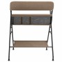 Mesa cambiadora hierro gris taupe de , Cambiadores para bebés - Ref: Foro24-10267, Precio: 83,16 €, Descuento: %