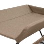 Mesa cambiadora hierro gris taupe de , Cambiadores para bebés - Ref: Foro24-10267, Precio: 83,16 €, Descuento: %