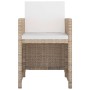 Set comedor de jardín 13 piezas y cojines ratán sintético beige von , Gartensets - Ref: Foro24-42553, Preis: 1,00 €, Rabatt: %