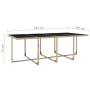 Set comedor de jardín 13 piezas y cojines ratán sintético beige von , Gartensets - Ref: Foro24-42553, Preis: 1,00 €, Rabatt: %