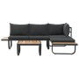 Juego de sofás de esquina 2 piezas con cojines aluminio WPC by , Outdoor sofas - Ref: Foro24-44704, Price: 494,31 €, Discount: %