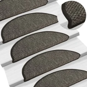 Selbstklebende Sisal-Stufenmatte 15 Stück Anthrazit 56x17x3cm von vidaXL, Treppenmatten - Ref: Foro24-326861, Preis: 73,37 €,...