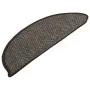 Selbstklebende Sisal-Stufenmatte 15 Stück Anthrazit 56x17x3cm von vidaXL, Treppenmatten - Ref: Foro24-326861, Preis: 73,37 €,...