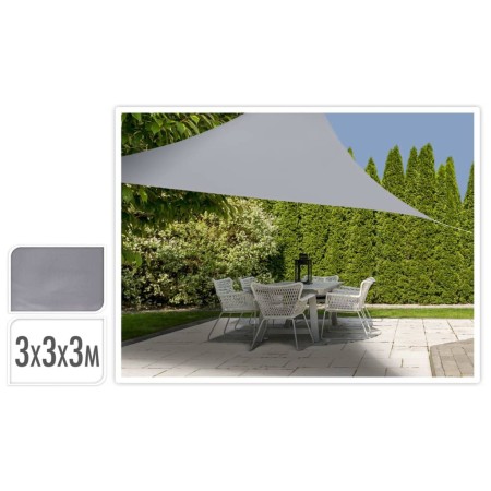 ProGarden Gray triangular fabric awning 3x3x3 m by ProGarden, Umbrellas - Ref: Foro24-436350, Price: 17,29 €, Discount: %