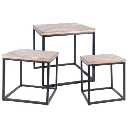H&S Collection 3-piece teak wood side table set by H&S Collection, Side tables - Ref: Foro24-436192, Price: 116,01 €, Discoun...