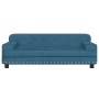 Cama para perros de terciopelo azul 90x53x30 cm von , Betten für Hunde - Ref: Foro24-171868, Preis: 95,29 €, Rabatt: %