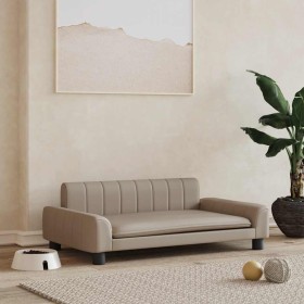 Cama para perros de cuero sintético color capuchino 90x53x30 cm von , Betten für Hunde - Ref: Foro24-171856, Preis: 87,82 €, ...