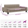 Cama para perros de cuero sintético color capuchino 90x53x30 cm von , Betten für Hunde - Ref: Foro24-171856, Preis: 87,82 €, ...