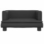 Cama para perros de cuero sintético negro 60x40x30 cm by , Beds for dogs - Ref: Foro24-171913, Price: 69,51 €, Discount: %