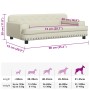 Cama para perros de cuero sintético crema 90x53x30 cm von , Betten für Hunde - Ref: Foro24-171877, Preis: 94,28 €, Rabatt: %